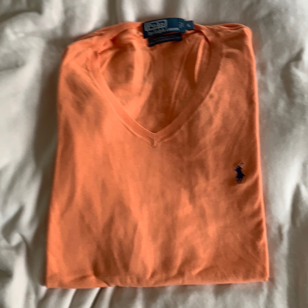 Men’s Polo Lightweight Summer V Neck Sweatshirt